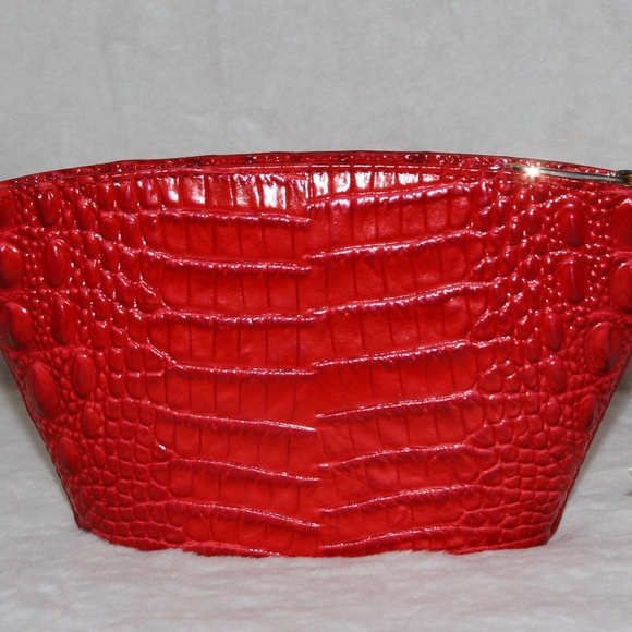 NWT Brahmin Ariana Wristlet Leather Purse Sriracha Red Melbourne - Picture 2 of 4